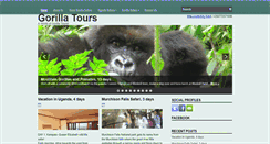 Desktop Screenshot of gorillatour.org