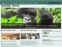 Tablet Screenshot of gorillatour.org